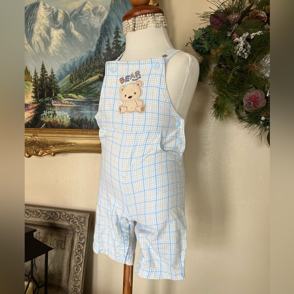 Teddy Bear Hugs Overalls - Picture 1 of 5
